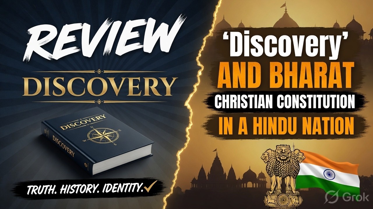 Book Review - 'Discovery' and Bharat : Christian Constitution in a Hindu Nation | MR Venkatesh