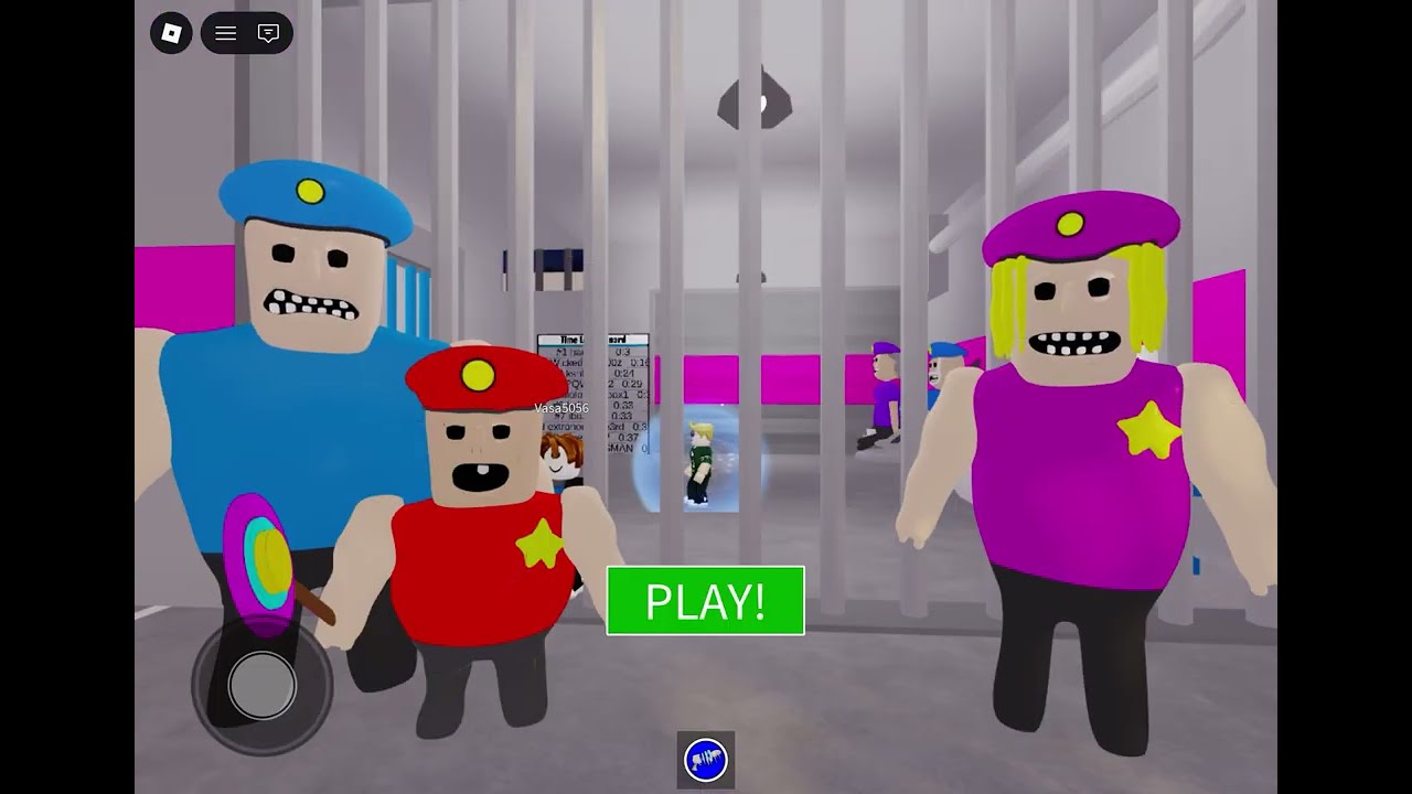 Buff Police Family Prison Obby ROBLOX