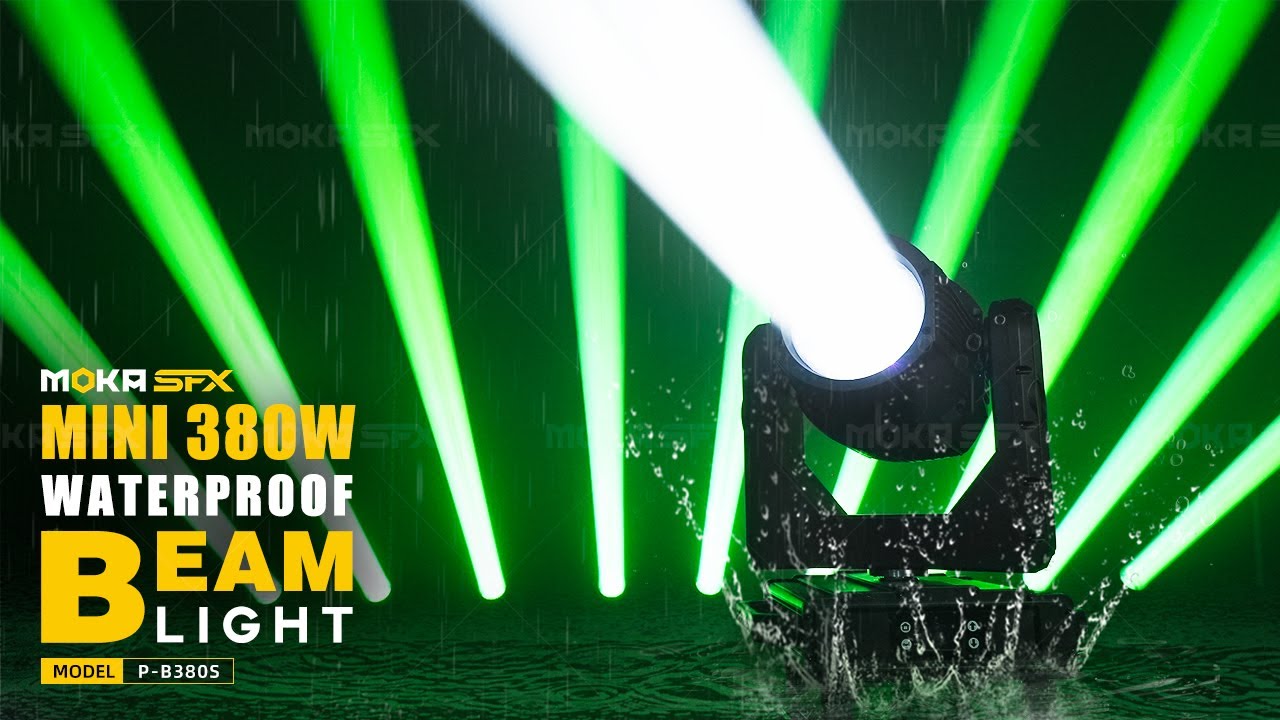 MOKA SFX MINI 380W Waterproof Moving Head Beam Lights | Best Outdoor Event Stage Light