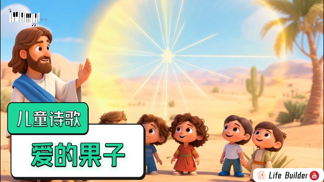 儿童诗歌 🎸：爱的果子 💥 | 兒歌童謠 | 卡通動畫 |