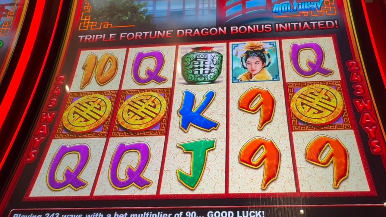 Triple Fortune Dragon Daily Run | $22 Bet 3-Coin Center Line Pattern