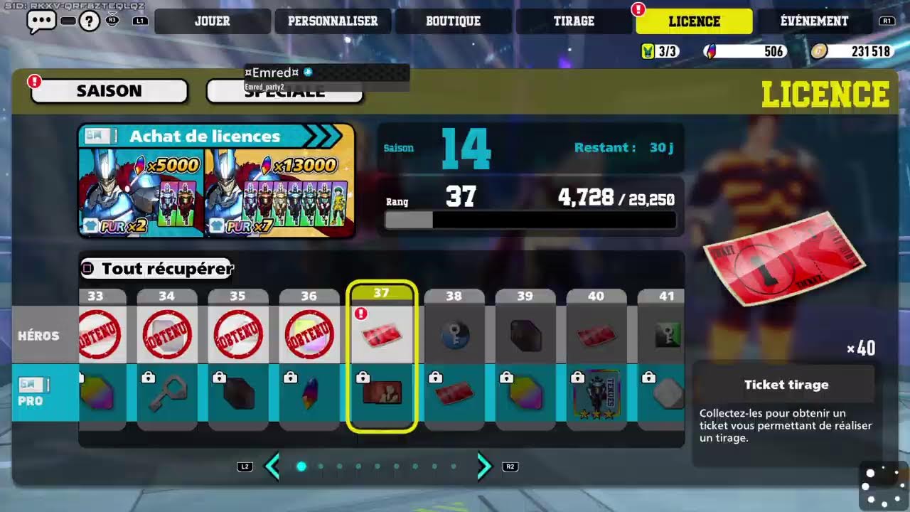 Ranked shigaraki tech fr