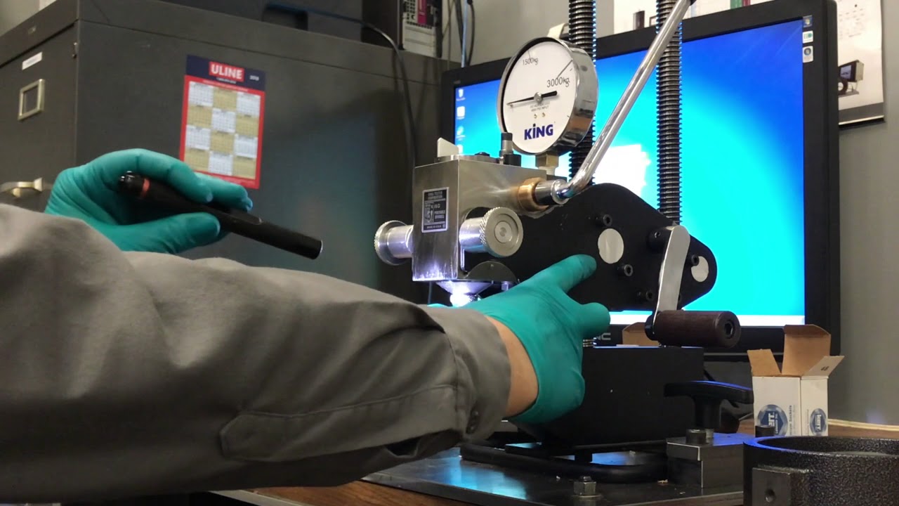 How to Operate your Portable Brinell Tester