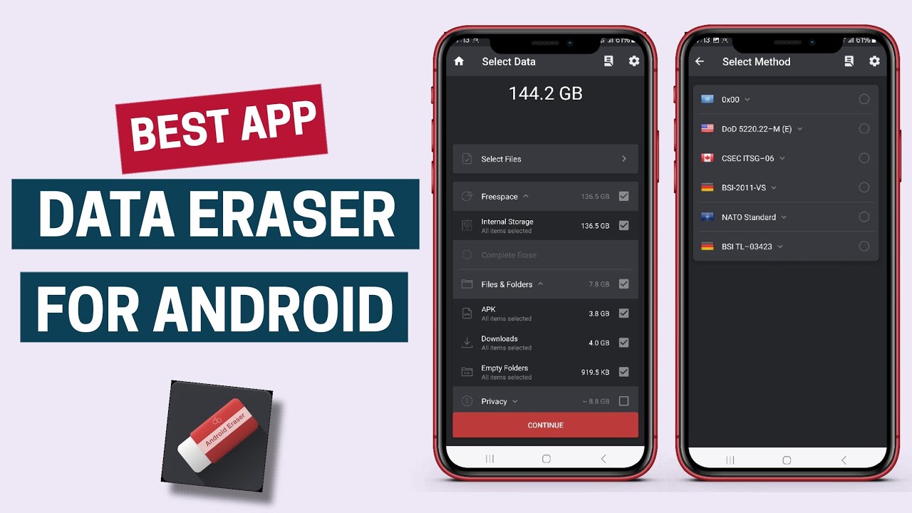 Best Data Eraser app for Android