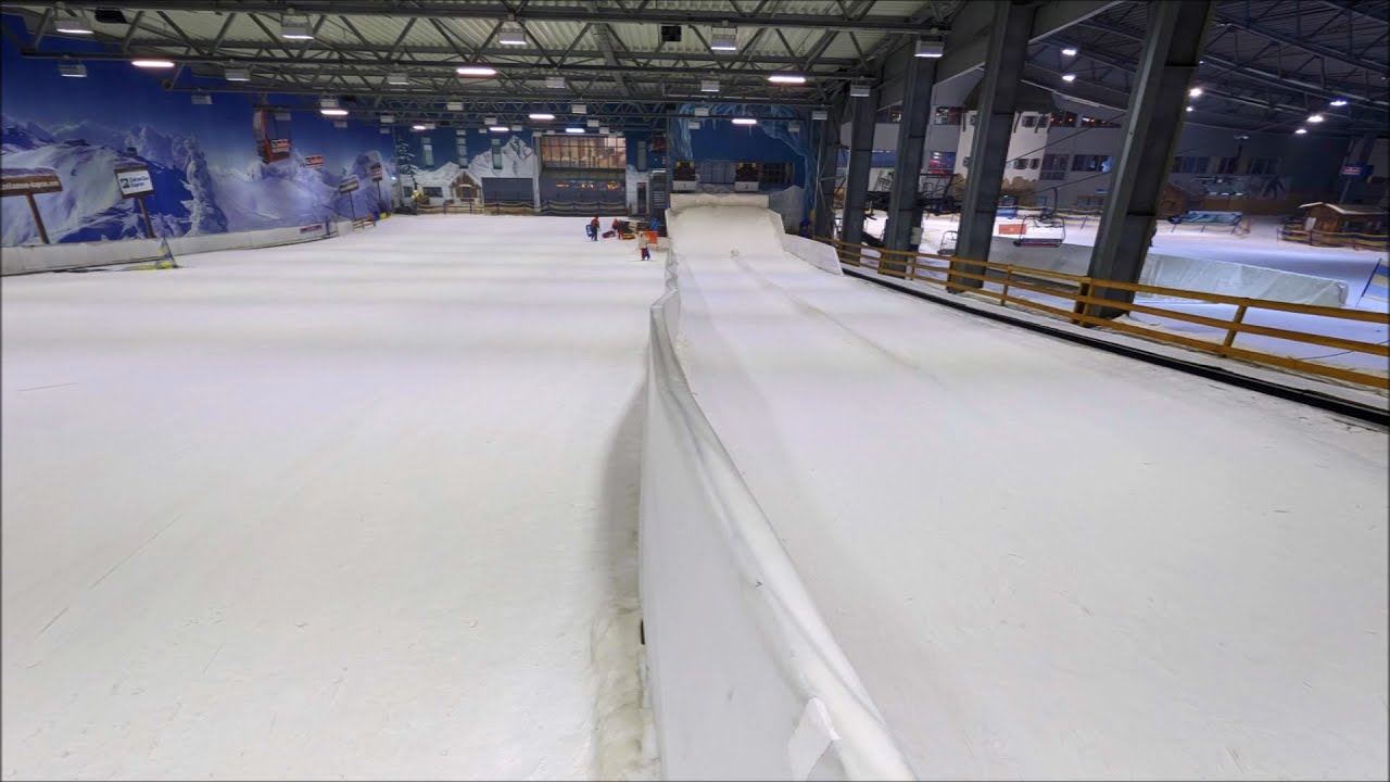 Alpenpark Neuss aus Besuchersicht - Skihalle und Rodelbahn