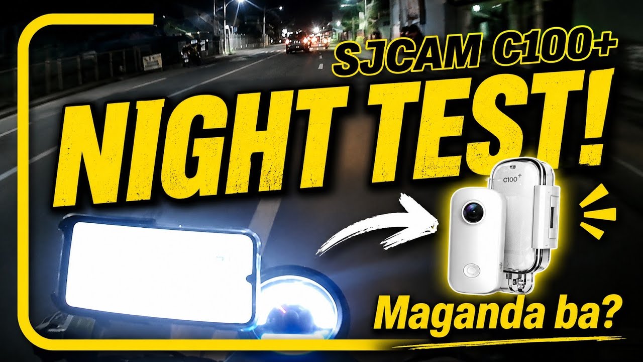 SJCAM C100+ (Action Camera) | Night Test