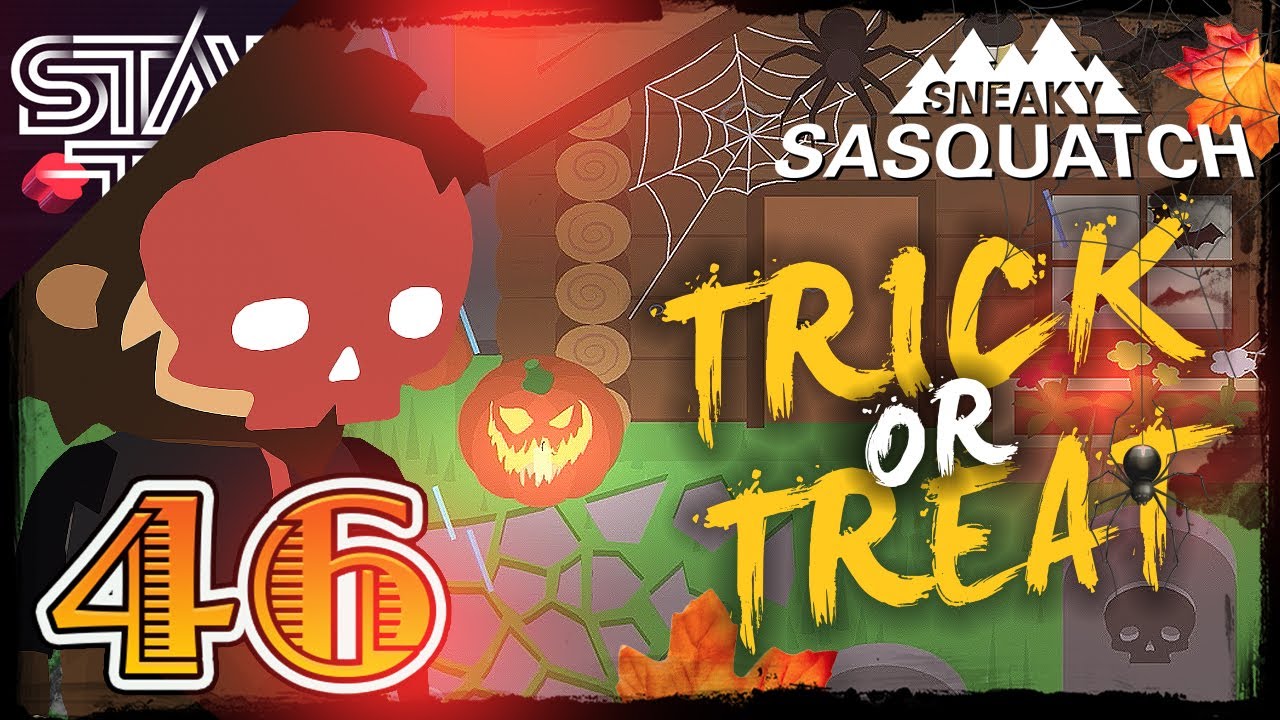 LET'S GO TRICK-or-TREATING 🎃 | Sneaky Sasquatch - Ep 46