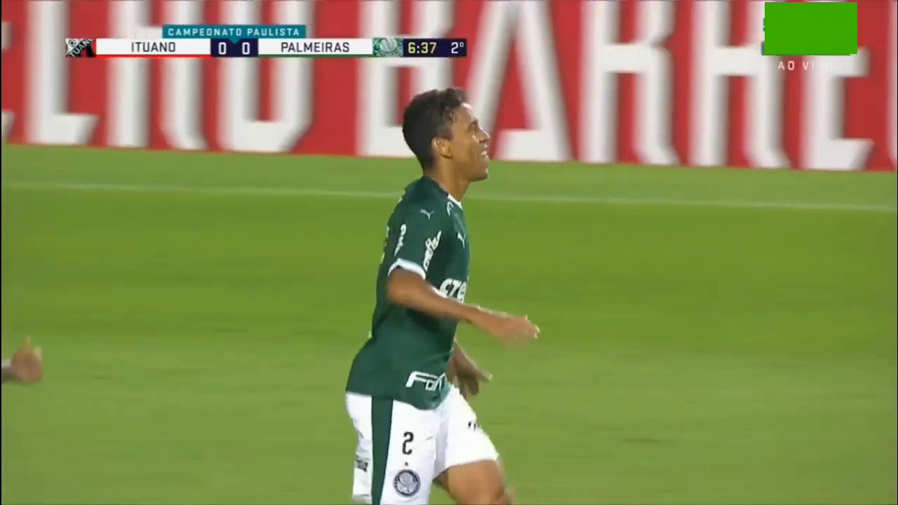 GOL DE MARCOS ROCHA - ITUANO 0X4 PALMEIRAS - PAULISTÃO 2020