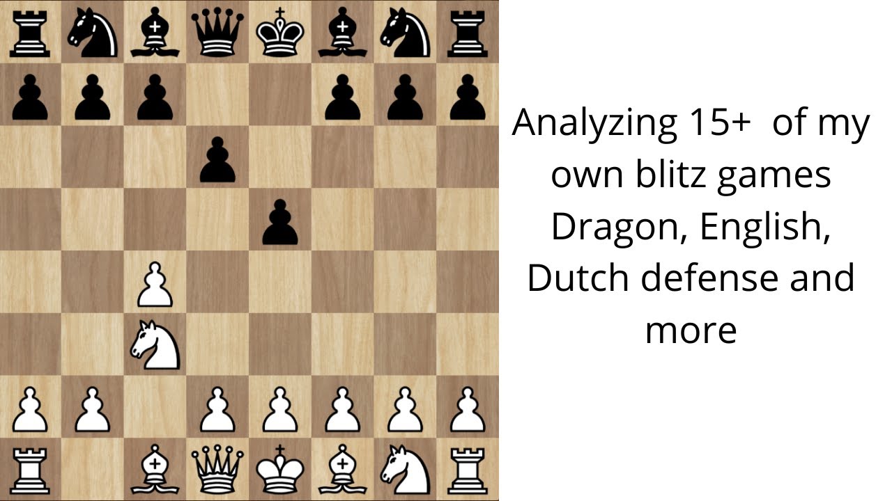 Analyzing a bunch of blitz games for an hour straight