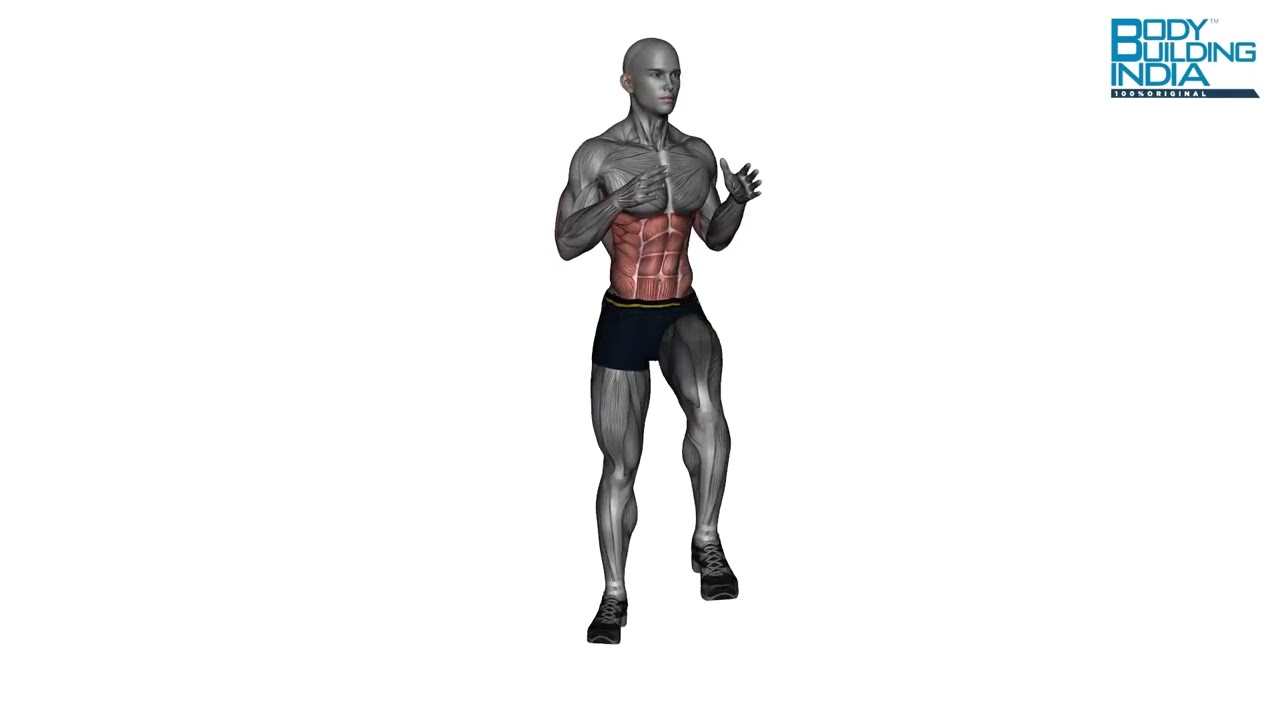 Abs Workout | Exercise 35 | High Knee Twist | Bodybuilding India