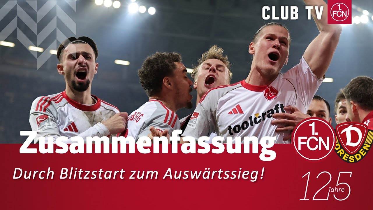 Dresden - Nürnberg Zusammenfassung | 12. Spieltag der 2. Bundesliga | 1. FC Nürnberg