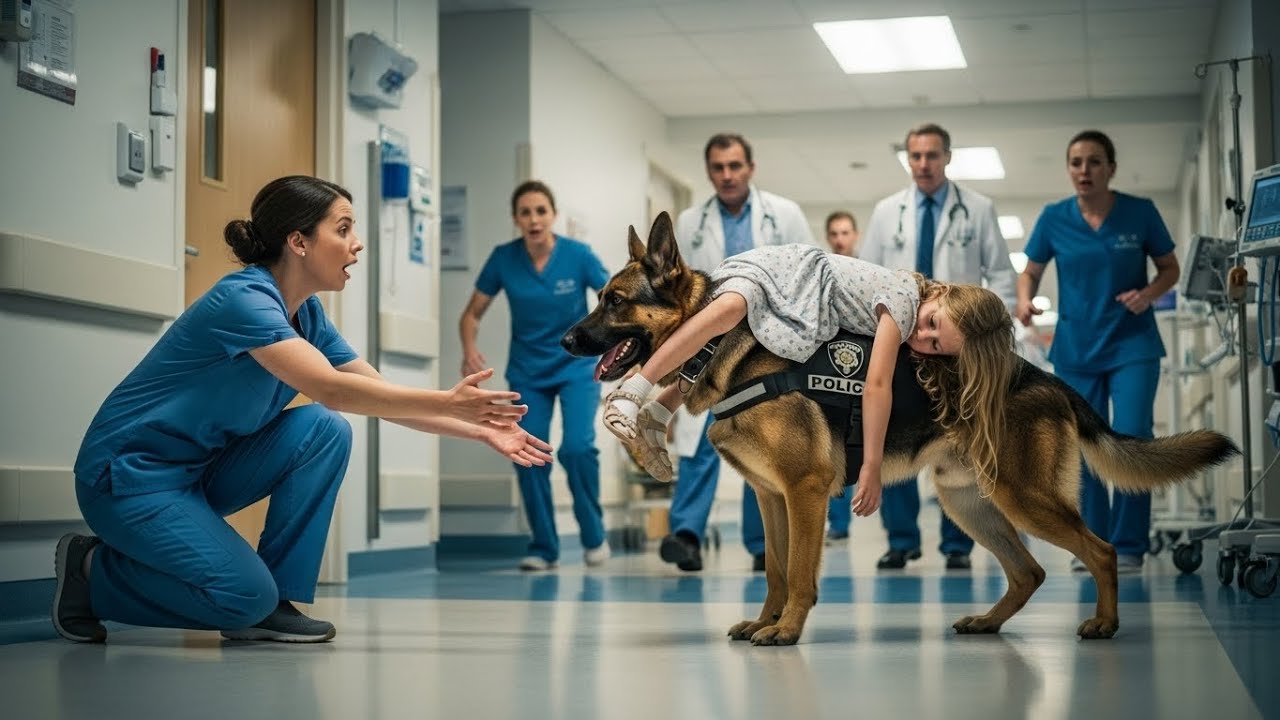 Cão Policial Traz Criança Ferida ao Hospital Sozinho - O Que Veio Depois Foi Inacreditável