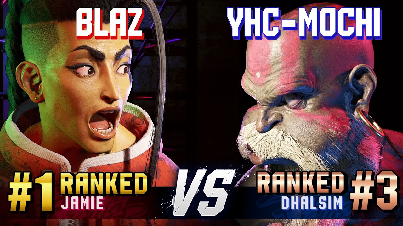 SF6 ▰ BLAZ (#1 Ranked Jamie) vs YHC-MOCHI (#3 Ranked Dhalsim) ▰ High Level Gameplay