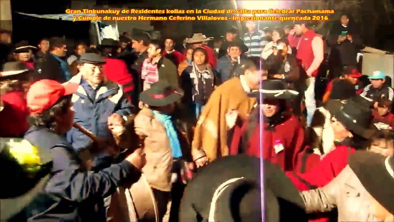 PACHAMAMA 2016 RESIDENTES KOLLAS EN LA CIUDAD DE SALTA