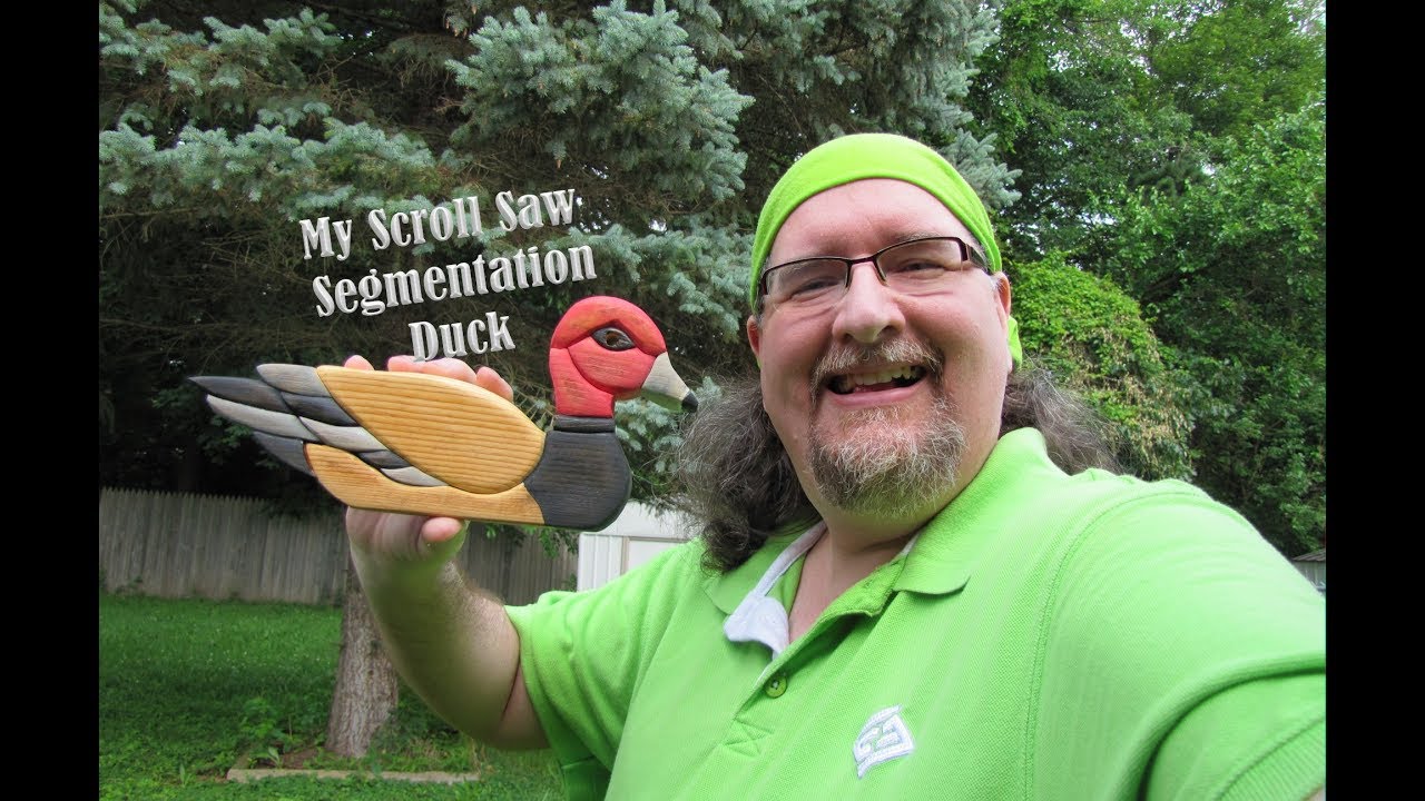 Scroll Saw Segmentation Duck ... with an Outtake !