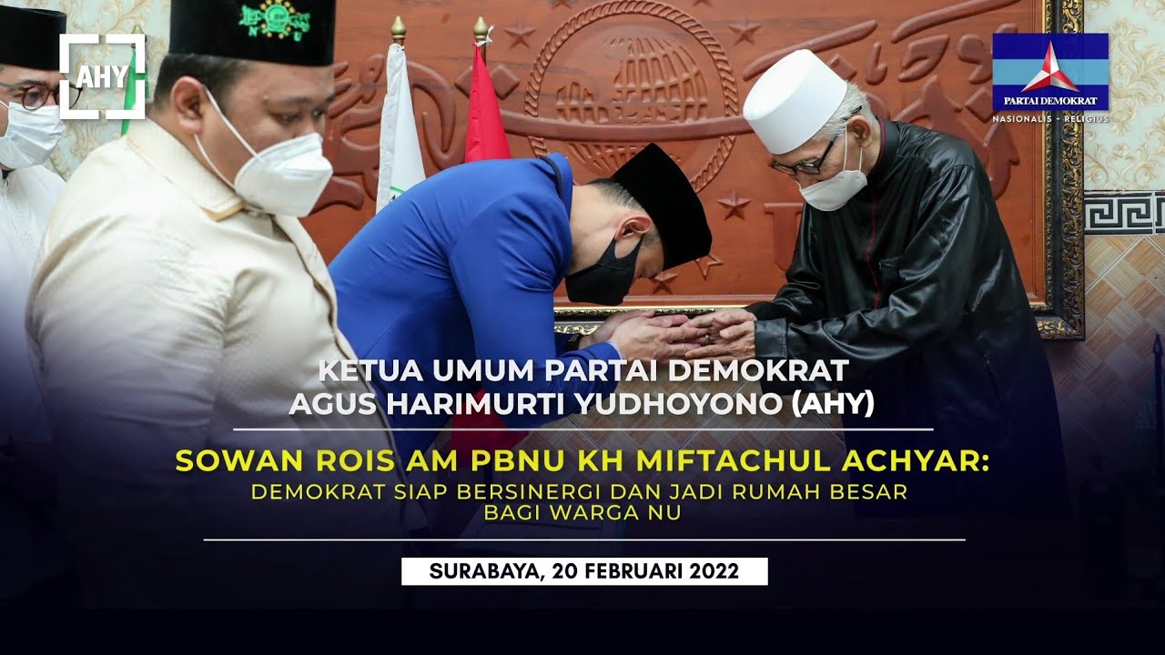 Sowan Rois Am PBNU, KH Miftachul Achyar: Demokrat Siap Bersinergi dan Jadi Rumah Besar Bagi Warga NU