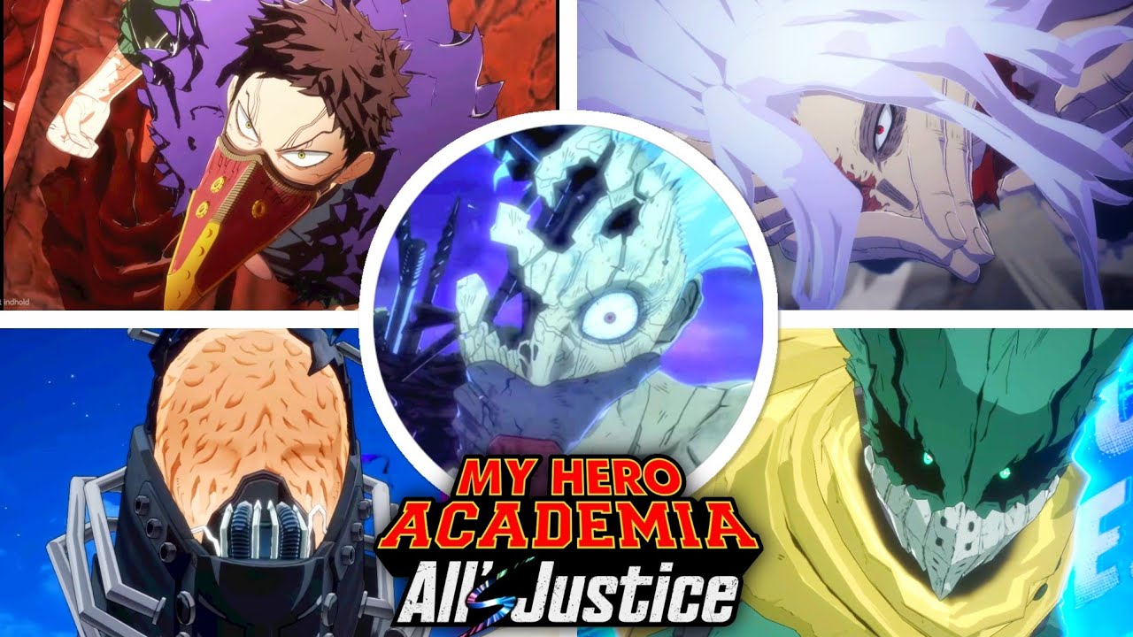 MY HERO ACADEMIA: All's Justice 100% - All Bosses with Cutscenes + Ending (4K 60FPS)