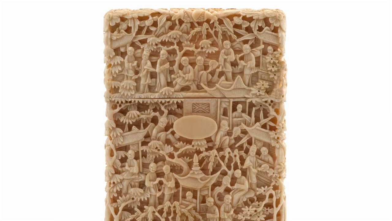 Olivia Barrell on Chinese carved ivory card cases