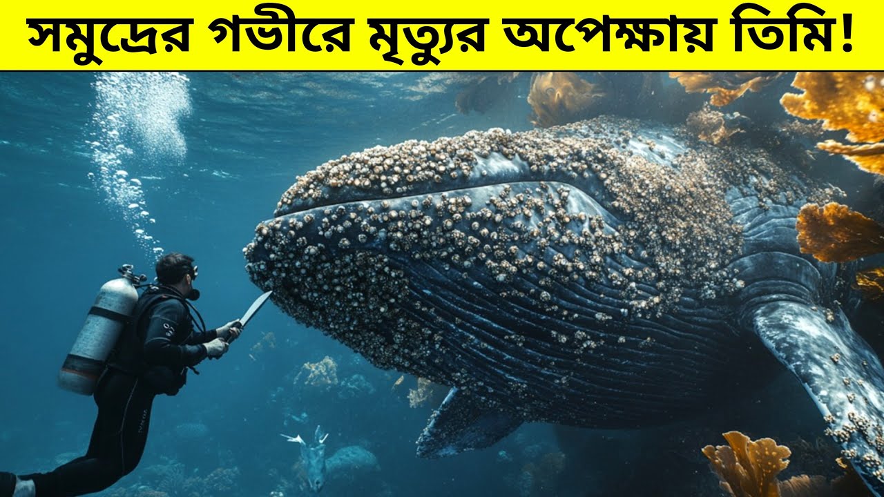 তিমি মাছের শরীর হাজার হাজার বার্নাকলে ঢাকা! | Whale’s Body Was Covered in Thousands of Barnacles