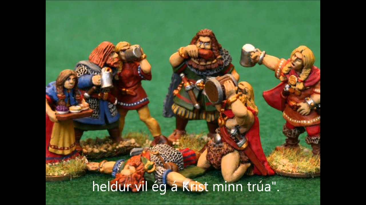 &Oacute;lafur Liljur&oacute;s - &Iacute;slandsklukkur Icelandic folk music with Lyrics