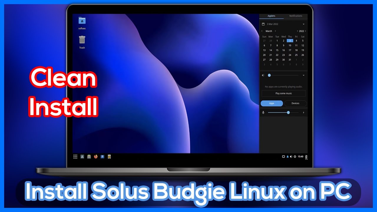 How to Install Solus Budgie Linux on PC - Full Disk Installation using USB Flash Drive