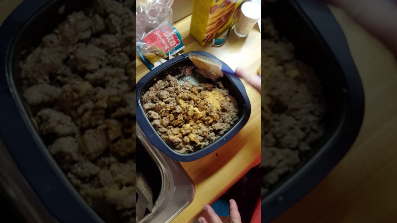 Tupperware Micro Pro Grill -Taco Pie