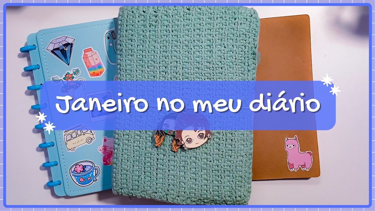 Janeiro no meu Journal 🪷✨ | Um bate-papo de como foi o primeiro mês do ano 💕