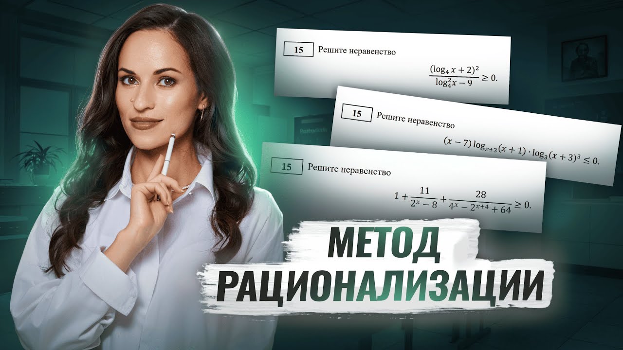 15 задание | Метод рационализации в неравенствах | Профильная математика ЕГЭ | Умскул
