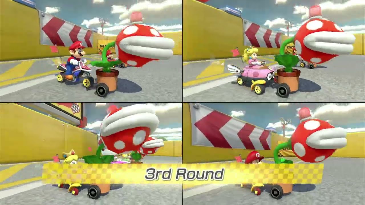 Mario Kart 8 Deluxe: Renegade Roundup Battle with 4 Players