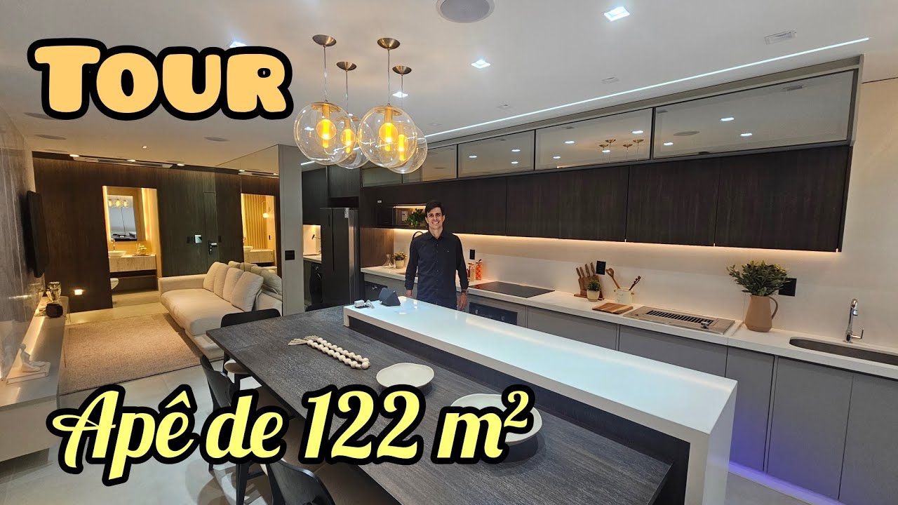 IMAGINE MORAR NESSE LUXUOSO APARTAMENTO DE 122 M² | APÊ DECORADO