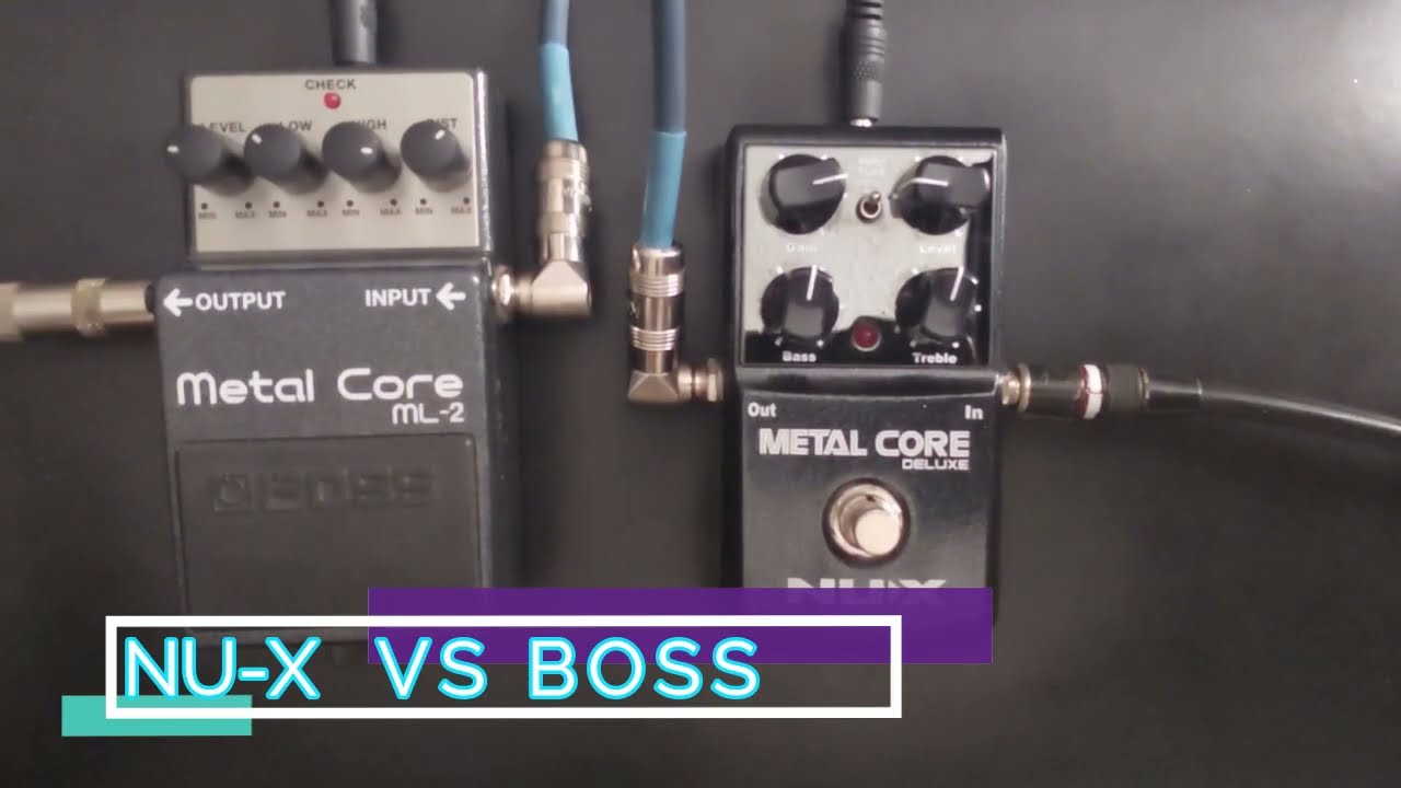 BOSS METAL CORE VS NUX METAL CORE DISTORSION DISTORTION   #BOSS #NUX