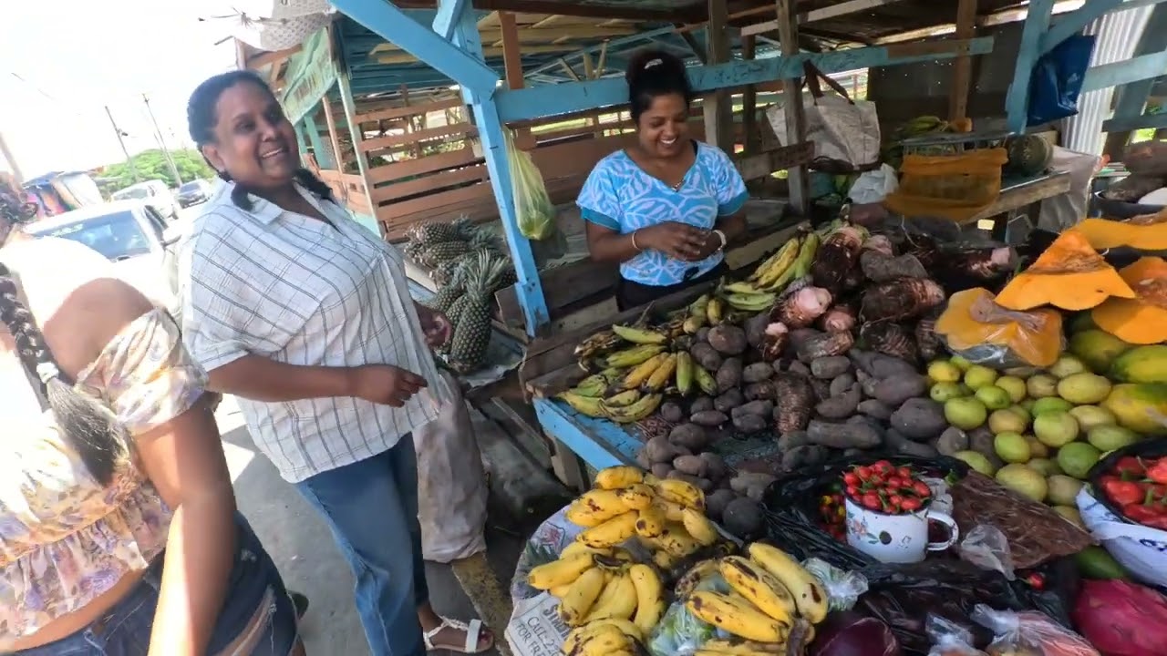 День 1 рынка Скелдона в Гайане 2024#guyana