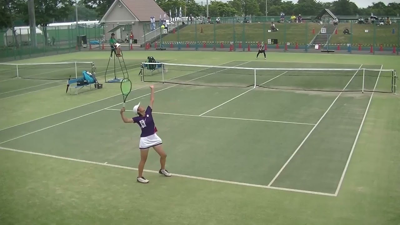 2023年IH テニス女子 シングルス 3回戦 小髙未織浦和麗明・埼玉 x 岩田莉子東葉・千葉