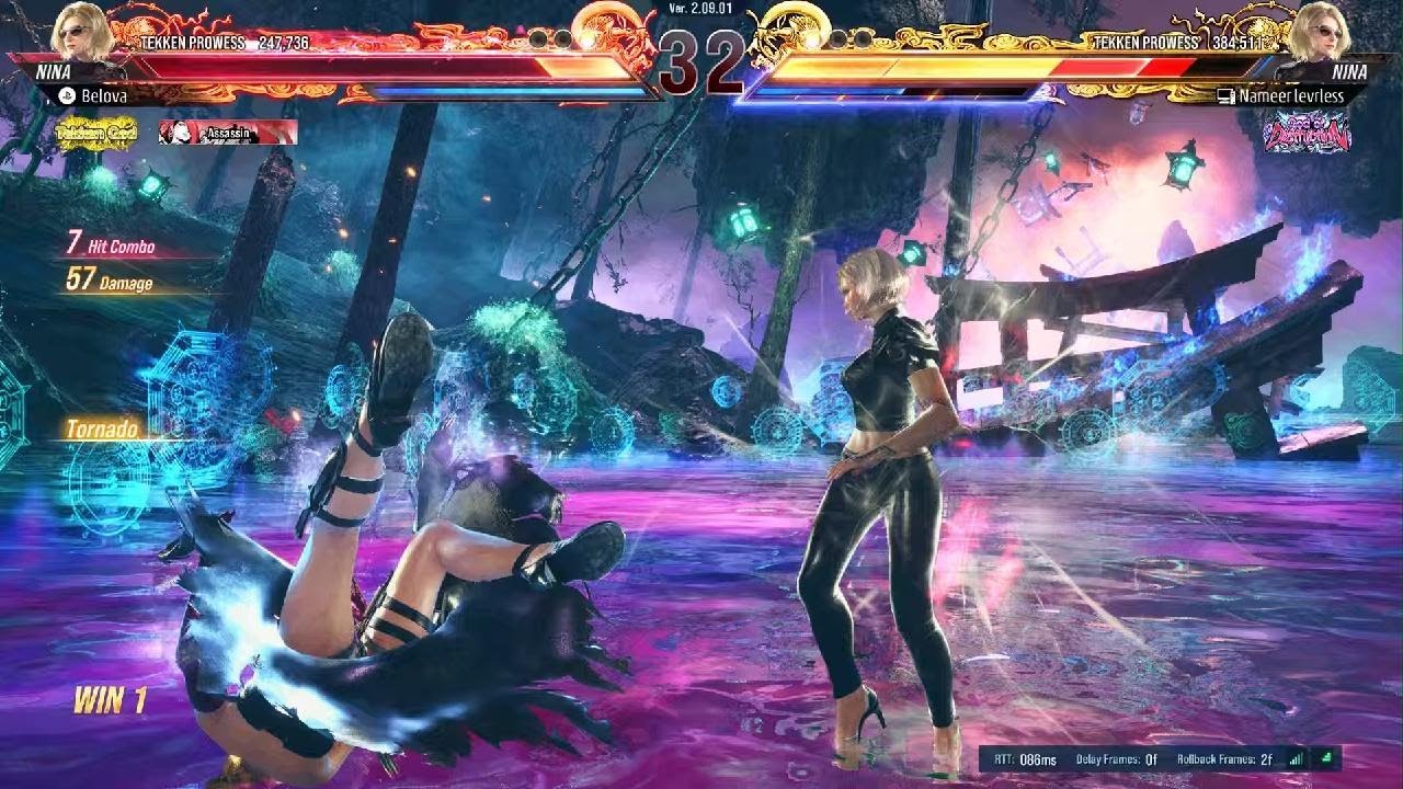 TEKKEN8 High Level Nina mirrors