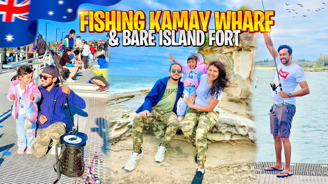 Fishing Kamay Wharf & Bare Island Fort -  යමුද අපිත් එක්ක Fishing කරන්න #fishing #australia #2026