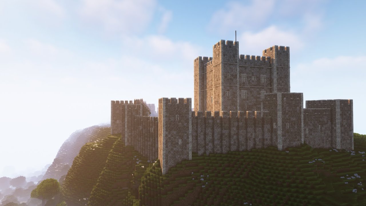 Medieval English Castle Timelapse [Morton Keep] Minecraft Timelapse & Cinematics
