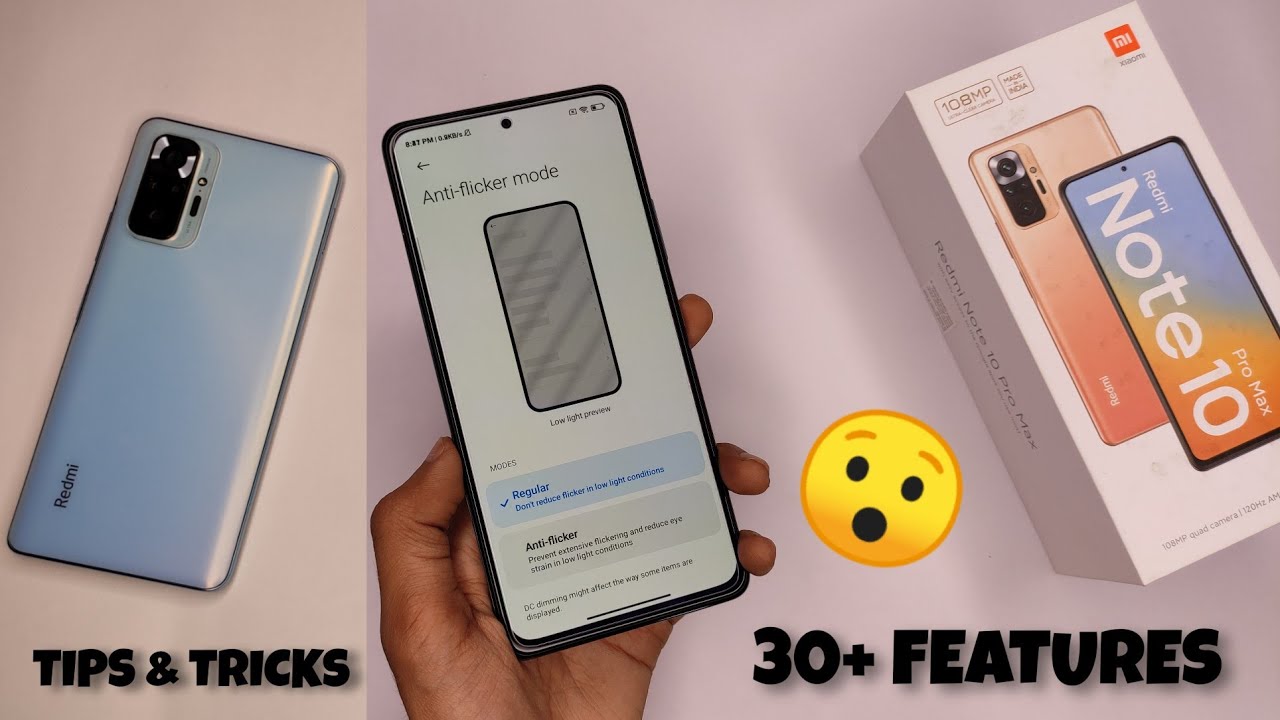 Redmi Note 10 Pro 30+ New Features | Redmi Note 10 Pro Max Tips & Tricks 🔥🔥
