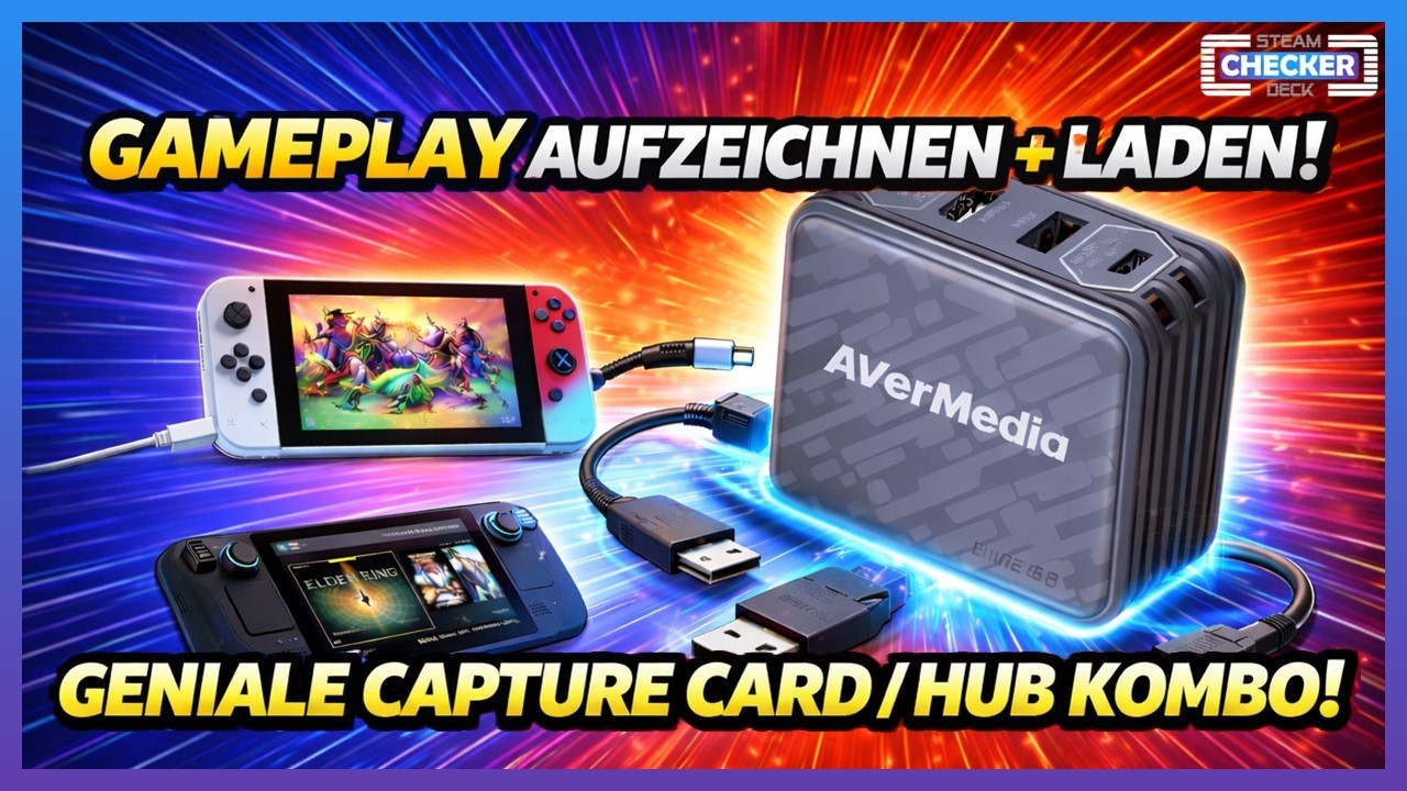 Perfekt für Steam Deck & Co.? AVerMedia Elite Go im Test! Diese Capture Card löst gleich 2 Probleme!