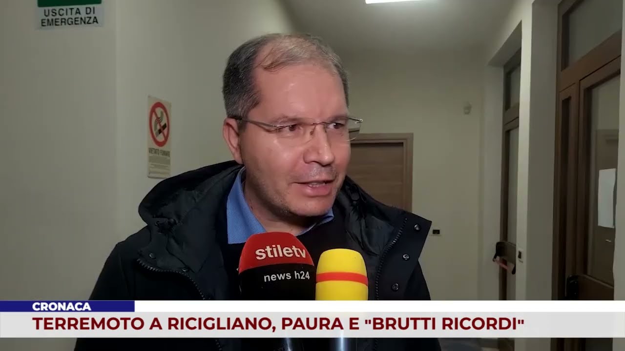 CRONACA. TERREMOTO A RICIGLIANO, PAURA E “BRUTTI RICORDI”