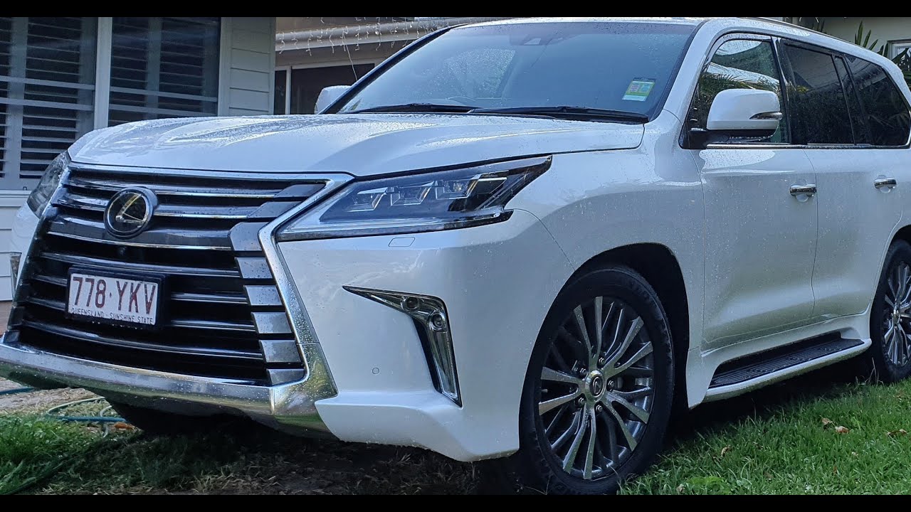 Lexus LX450d start up/overview