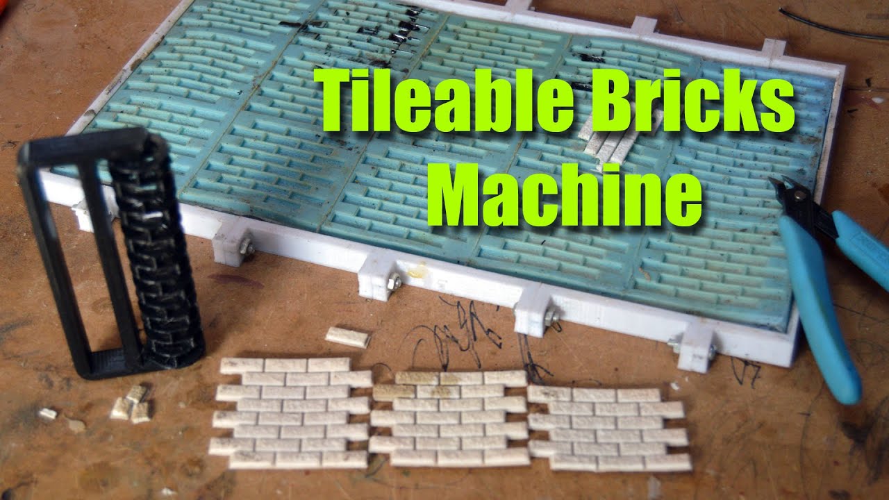 #9. The Tillable Bricks Machine. An extendable 12th scale brick moulding system by Pixelvalve