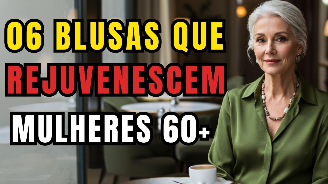6 Blusas que Rejuvenescem o Visual Depois dos 60 — Sem Gastar Muito