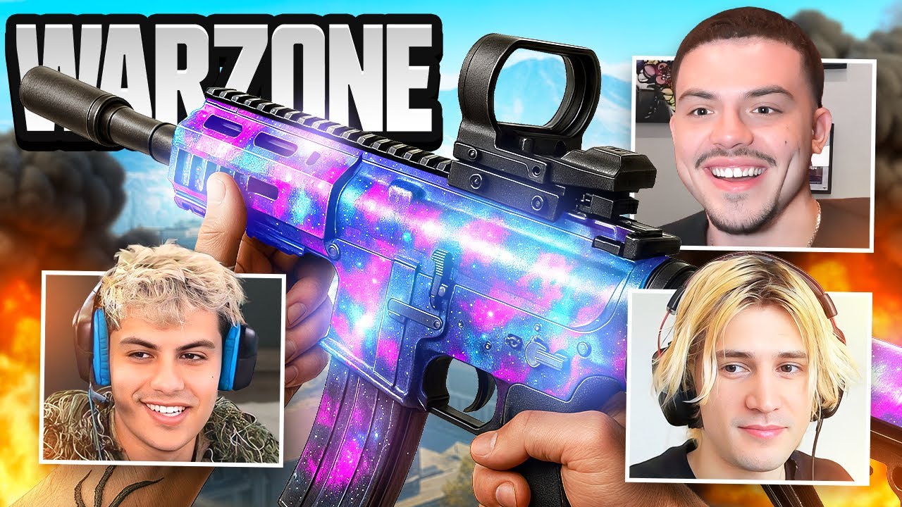 FaZe Adapt, Stable Ronaldo & XQC Play Warzone..