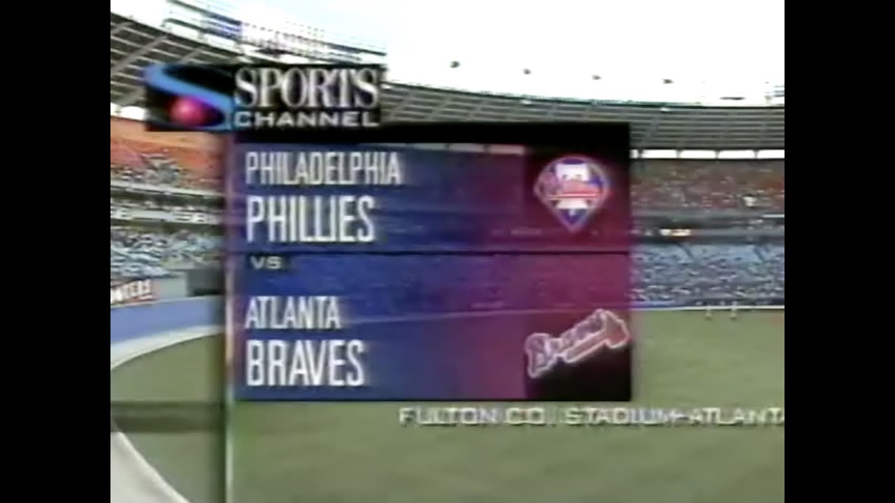 August 2nd, 1995 - Phillies vs Braves