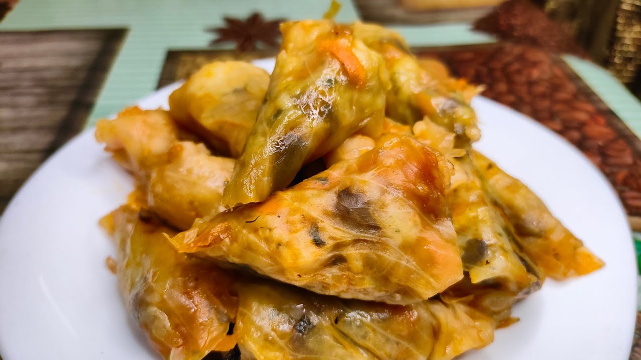 Постные голубцы с грибами. Тают во рту!!!
