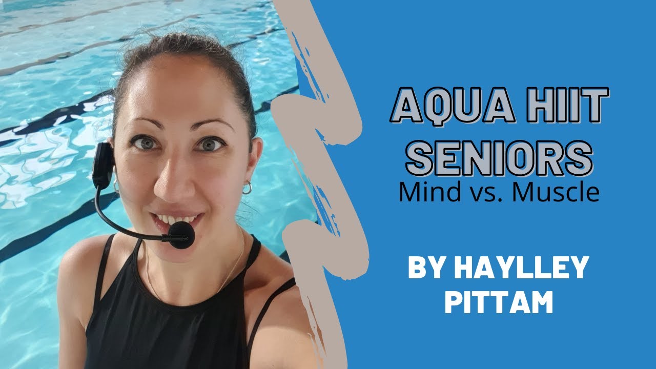 Aqua HIIT Seniors: Mind vs. Muscle. Brain training actives in the pool