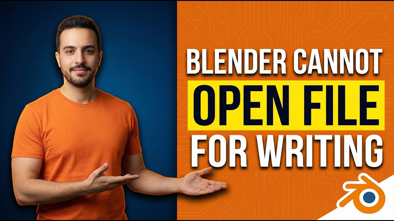 Blender Cannot Open File For Writing (Quick Fix Guide)