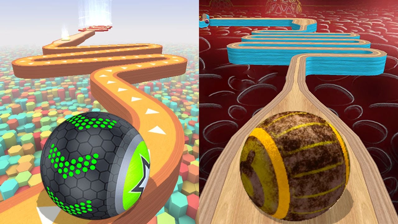 📛 Going Balls VS Action Balls, GyroSphere Trials, Rolling Balance Ball 3D, Rollance Adventure Ball