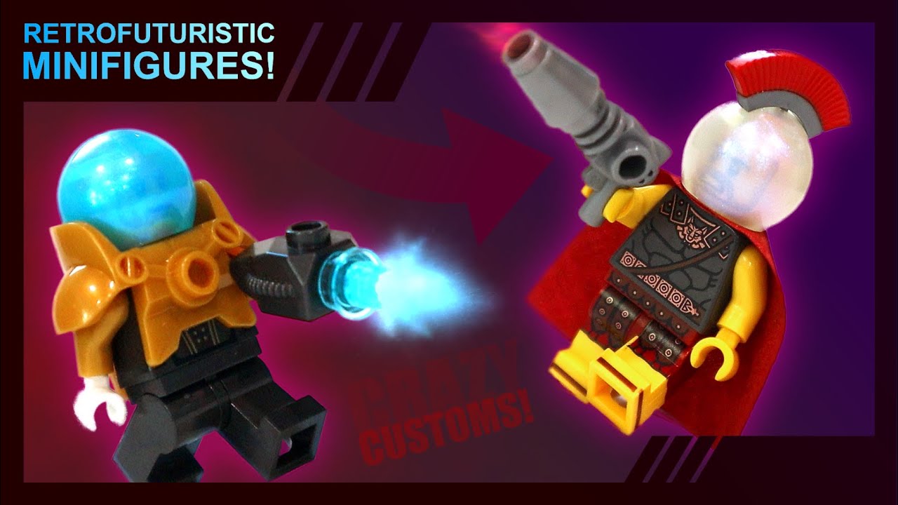 Building Minifigures with the LEGO Fishbowl Helmet!