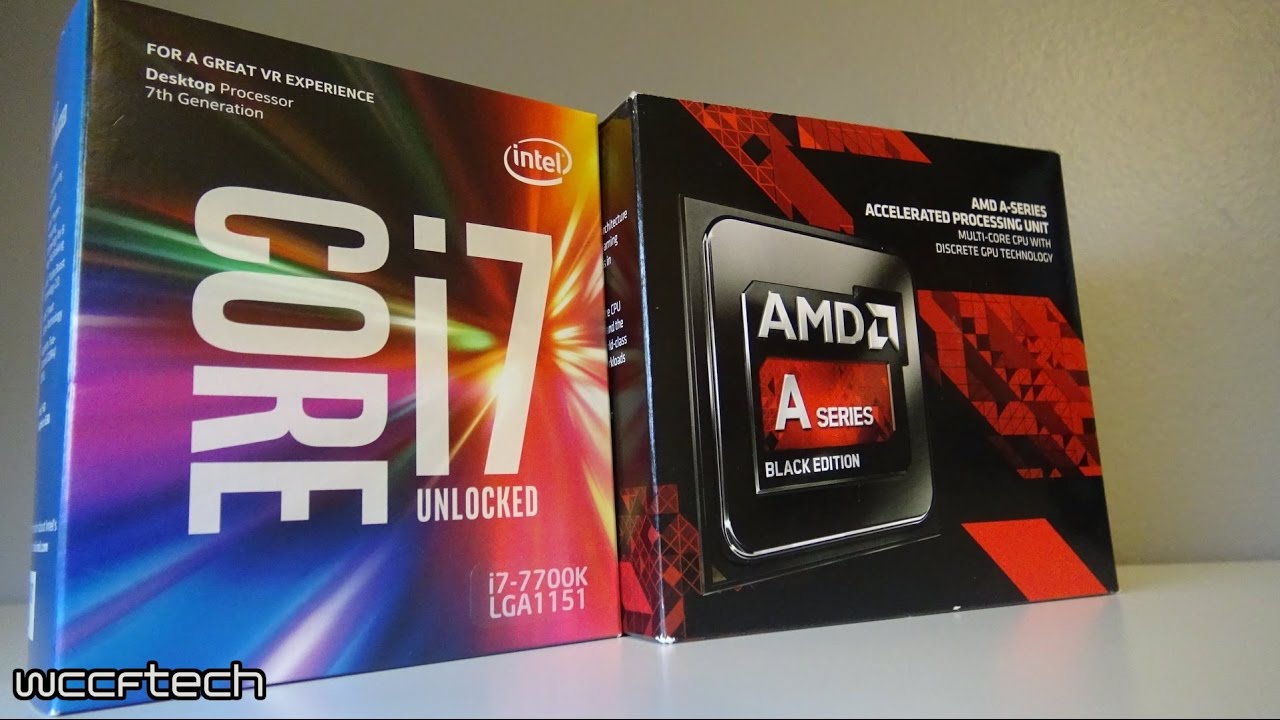 i7 7700k vs A10 7700k iGPU Showdown